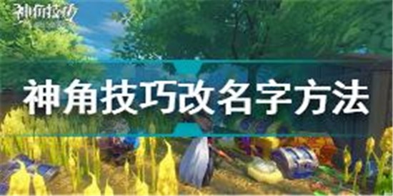 神角技巧怎么改名字 神角技巧改名字方法