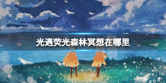 光遇荧光森林冥想在哪里 光遇荧光森林冥想点位置