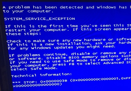 0x0000003b蓝屏什么原因win10
